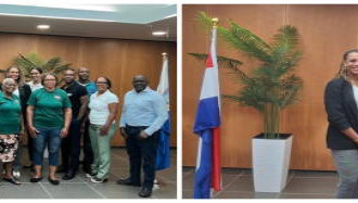 Export Saint Lucia Delegation Meets with Minister of TEATT.