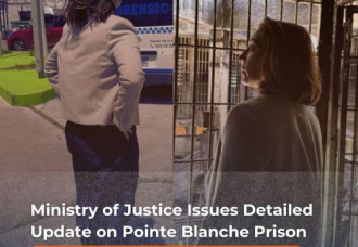 Ministry of Justice Issues Detailed Update on Pointe Blanche Prison.